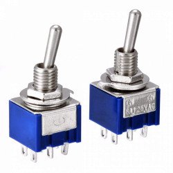 Công tắc gạt 6 chân MTS-202 Công tắc gạt 6 chân MTS-202