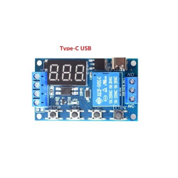 Mạch điều khiển relay tạo trễ bật/tắt thiết bị 12VDC Mạch điều khiển relay tạo trễ bật/tắt thiết bị 12VDC