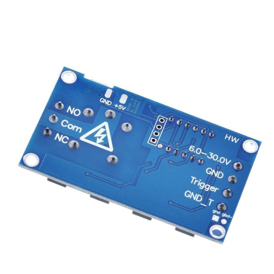 Mạch điều khiển relay tạo trễ bật/tắt thiết bị 12VDC Mạch điều khiển relay tạo trễ bật/tắt thiết bị 12VDC