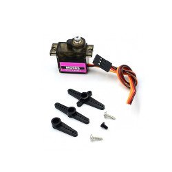 Động cơ RC servo MG90S 360 bánh răng kim loại Động cơ RC servo MG90S 360 bánh răng kim loại
