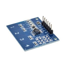 Bàn phím cảm ứng 4 chạm điện dung TTP224 Bàn phím cảm ứng 4 chạm điện dung TTP224