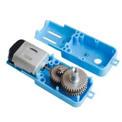 Động cơ giảm tốc 6V 2 trục 1:90 full kim loại Động cơ giảm tốc 6V 2 trục 1:90 full kim loại