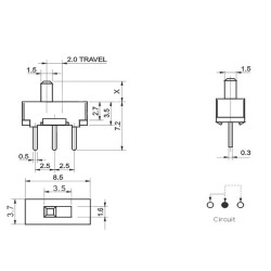 Công tắc gạt nhỏ Công tắc gạt nhỏ