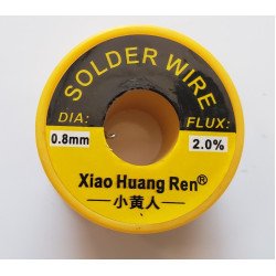 Thiếc, chì hàn 0.6mm 100g Sn63Pb37 Thiếc, chì hàn 0.6mm 100g Sn63Pb37