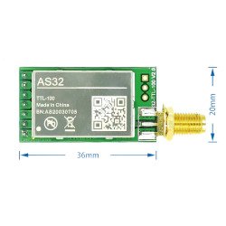 Mạch RF UART Lora SX1278 433Mhz 3000m Mạch RF UART Lora SX1278 433Mhz 3000m