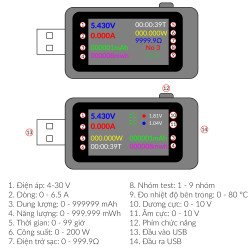 USB đo dòng áp đa năng KWS-MX18L USB đo dòng áp đa năng KWS-MX18L