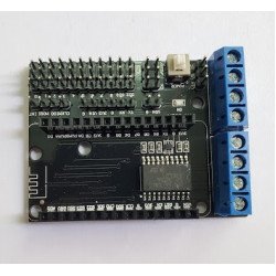 Đế ra chân ESP8266 NodeMCU lua + motor driver L293D Đế ra chân ESP8266 NodeMCU lua + motor driver L293D