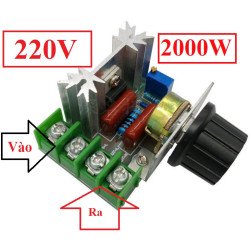 Mạch dimmer AC 2000W Mạch dimmer AC 2000W