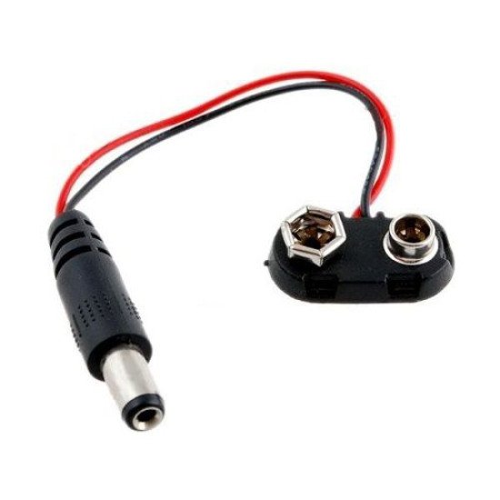 Đế pin 9V + Jack 5.5*2.1mm