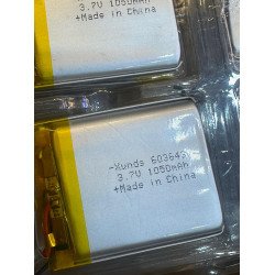 Pin Lithium Lipo 3.7V 1050mAh XUNDS603643 Pin Lithium Lipo 3.7V 1050mAh XUNDS603643