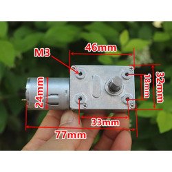 Động cơ giảm tốc 370 3-8VDC 240 vòng/phút Động cơ giảm tốc 370 3-8VDC 240 vòng/phút