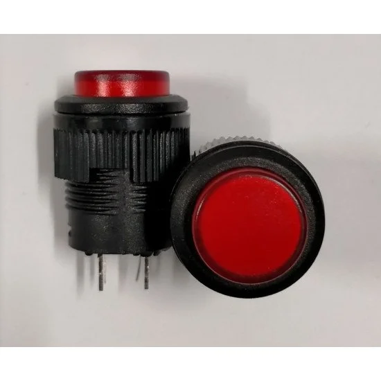 Nút nhấn giữ có đèn phi 16 R16-503AD 3A 250V