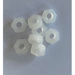 Tán M3 nhựa Tán M3 nhựa
