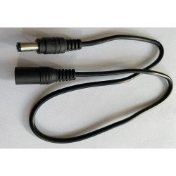 Dây nối jack DC 5.5*2.1mm đực cái 22awg (50cm) Dây nối jack DC 5.5*2.1mm đực cái 22awg (50cm)