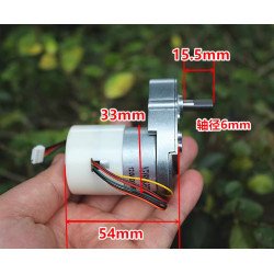 Động cơ giảm tốc 12VDC encoder 65 vòng/phút Động cơ giảm tốc 12VDC encoder 65 vòng/phút