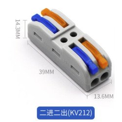Cầu nối dây điện 2P KV212 32A 600V Cầu nối dây điện 2P KV212 32A 600V