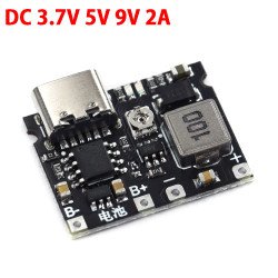 Mạch sạc và bảo vệ pin 1s cổng USB C tích hợp tăng áp pin 3.7V Mạch sạc và bảo vệ pin 1s cổng USB C tích hợp tăng áp pin 3.7V