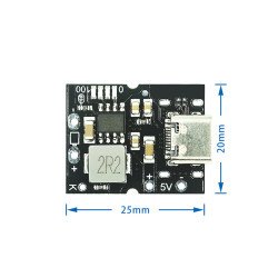 Mạch sạc pin dự phòng mini USB C 5V2A pin 3.7V Mạch sạc pin dự phòng mini USB C 5V2A pin 3.7V
