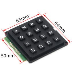 Bàn phím ma trận nhựa cứng 4x4 Keypad Bàn phím ma trận nhựa cứng 4x4 Keypad