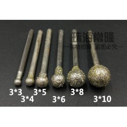 Đầu mài kim cương hình cầu tròn Đầu mài kim cương hình cầu tròn