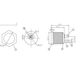 Jack DC-022 5.5*2.1mm Jack DC-022 5.5*2.1mm
