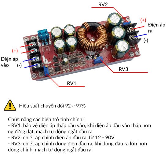 Mạch tăng áp 1200W