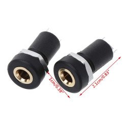 Jack audio 3.5mm cái mạ vàng PJ-392A Jack audio 3.5mm cái mạ vàng PJ-392A