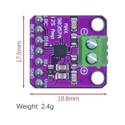 Mạch khuếch đại âm thanh MAX98357 I2S Class D Mạch khuếch đại âm thanh MAX98357 I2S Class D