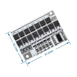 Mạch sạc và bảo vệ pin BMS 3S/4S/5S 3.2V 50A Mạch sạc và bảo vệ pin BMS 3S/4S/5S 3.2V 50A