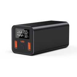 Box sạc dự phòng 4 cell 21700 vỏ nhôm 65W Box sạc dự phòng 4 cell 21700 vỏ nhôm 65W