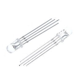 Led 3 màu 4 chân (RGB) 5mm (trong) Led 3 màu 4 chân (RGB) 5mm (trong)