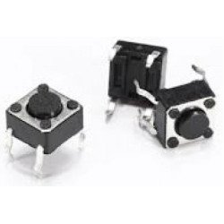 Nút nhấn 4 chân 6x6x10mm Nút nhấn 4 chân 6x6x10mm