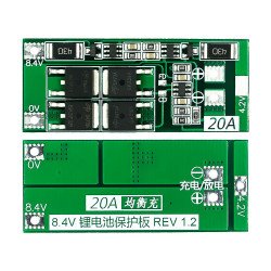 Mạch sạc và bảo vệ pin 2s 20A HW-392 pin 3.7V Mạch sạc và bảo vệ pin 2s 20A HW-392 pin 3.7V